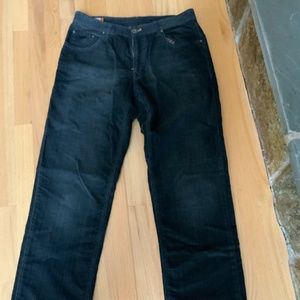 Men’s Faconnable black Jeans.  Size 35L